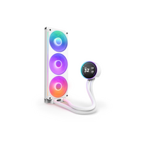 NZXT Kraken Elite RGB 360 white AIO CPU liquid cooler with LCD display