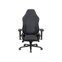 Navodesk Apex Core Gaming Chair Fabric Black, 4D Armrests, Lumbar Support, Memory Foam Headrest, 135° Recline, 120kg, SoftKnit | APEX-CR-BLK