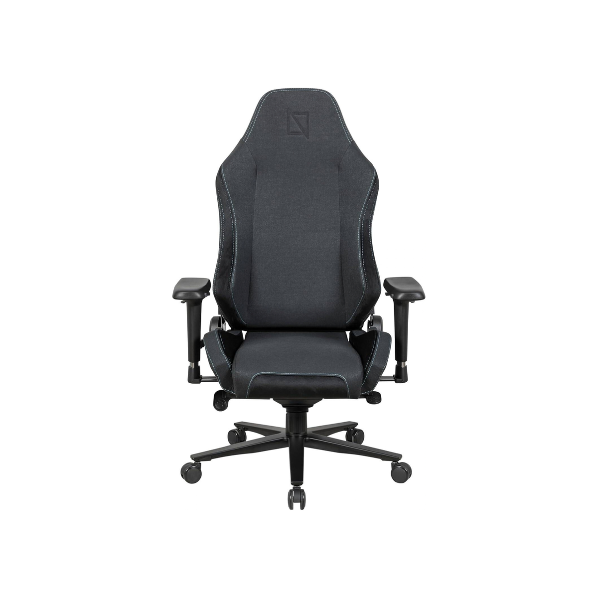 Navodesk Apex Core Gaming Chair Fabric Black, 4D Armrests, Lumbar Support, Memory Foam Headrest, 135° Recline, 120kg, SoftKnit | APEX-CR-BLK