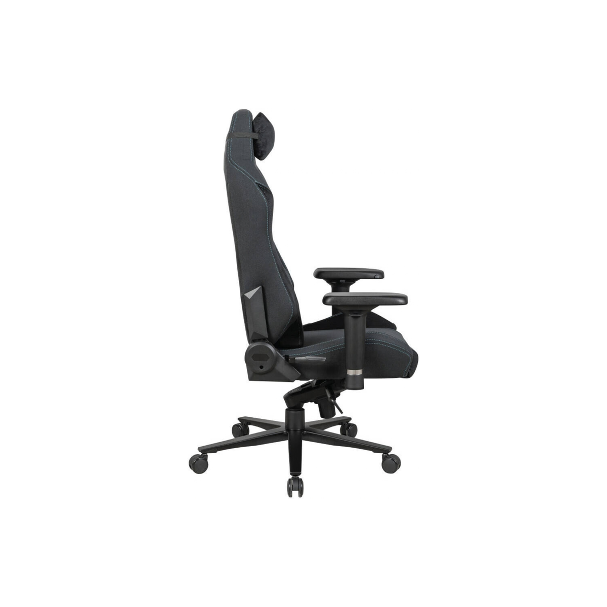 Navodesk Apex Core Gaming Chair Fabric Black, 4D Armrests, Lumbar Support, Memory Foam Headrest, 135° Recline, 120kg, SoftKnit | APEX-CR-BLK