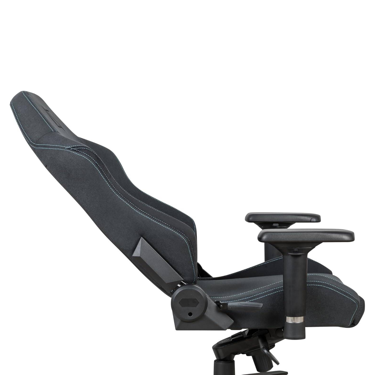 Navodesk Apex Core Gaming Chair Fabric Black, 4D Armrests, Lumbar Support, Memory Foam Headrest, 135° Recline, 120kg, SoftKnit | APEX-CR-BLK