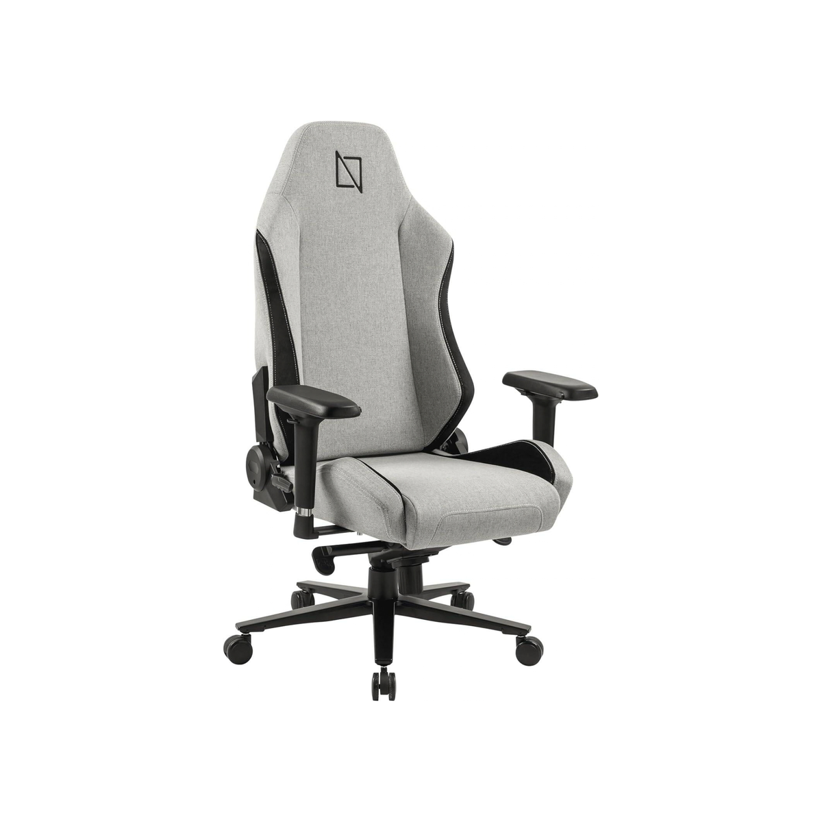 Navodesk Apex Core Gaming Chair, SoftKnit, Lumbar & Neck Pillows for Extra Support, 4D Armrests, Class 4 Hydraulics with 5 Star Wheelbase, Tilt Mechanism with 90-135°, Grey | APEX-CR-GY