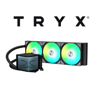 TRYX PANORAMA ARGB 360 Black L-shaped AMOLED Screen Liquid Cooler Model L-P360A-AS3M-G1K BLACK