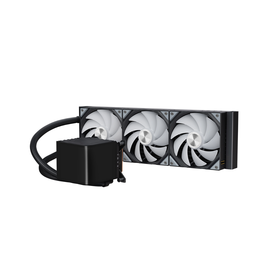 TRYX PANORAMA ARGB 360 Black L-shaped AMOLED Screen Liquid Cooler Model L-P360A-AS3M-G1K BLACK