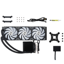 TRYX PANORAMA ARGB 360 Black L-shaped AMOLED Screen Liquid Cooler Model L-P360A-AS3M-G1K BLACK