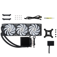 TRYX PANORAMA ARGB 360 Black L-shaped AMOLED Screen Liquid Cooler Model L-P360A-AS3M-G1K BLACK