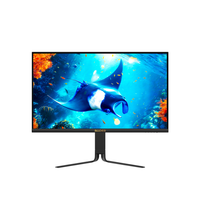 SADES Reef Manta-32 (SA-F02Q32B) 32-inch QHD Gaming Monitor, 2560x1440 Fast IPS Flat Display, 180Hz Refresh Rate, 0.3ms MPRT Response Time, 100% sRGB, Adaptive Sync, HDR, HDMI 2.1 & DP 1.4, Built-in Speakers, RGB Lighting, Black | SA-F02Q32B