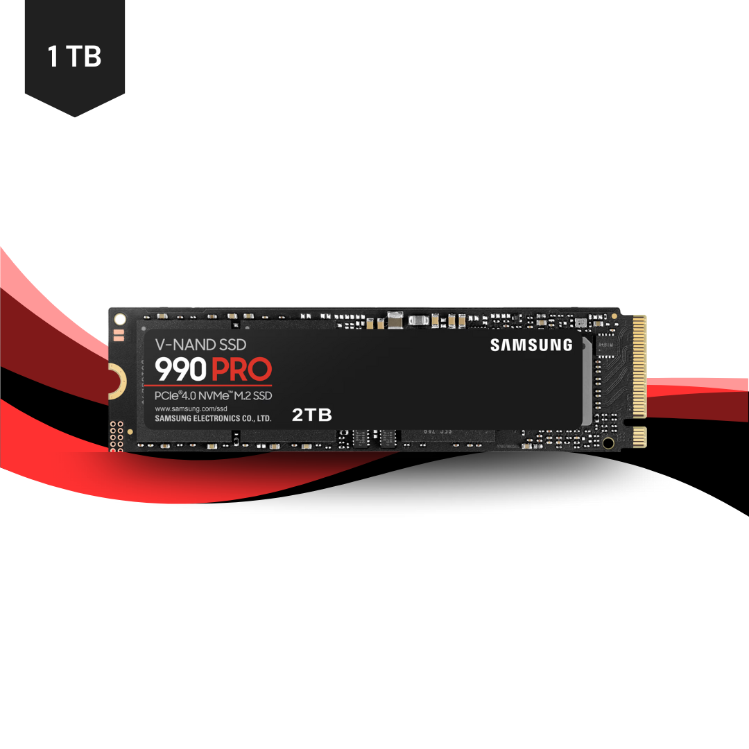 SAMSUNG 990 PRO SSD 2TB PCIe 4.0 M.2 2280 Internal Solid State Hard Drive, Seq. Read Speeds Up to 7,450 MB/s for High End Computing, Gaming, and Heavy Duty Workstations