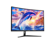 Sades FS-Dolphin-32 (FS-DOLPHIN-32) 32-inch Curved Gaming Monitor, FHD 1920x1080, VA Curved Display, 240Hz Refresh Rate, 0.5ms MPRT Response Time, 1500R Curvature, Adaptive Sync, HDR, RGB Lighting, HDMI 2.1 & DP 1.4, Black | FS-DOLPHIN-32