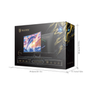 Sades FS-Dolphin-32 (FS-DOLPHIN-32) 32-inch Curved Gaming Monitor, FHD 1920x1080, VA Curved Display, 240Hz Refresh Rate, 0.5ms MPRT Response Time, 1500R Curvature, Adaptive Sync, HDR, RGB Lighting, HDMI 2.1 & DP 1.4, Black | FS-DOLPHIN-32