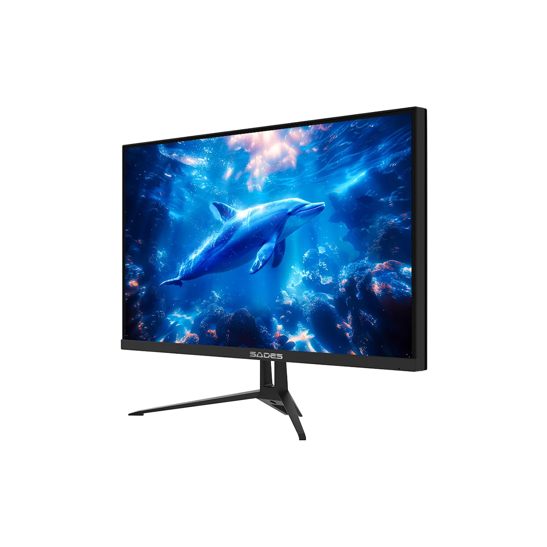 Sades RT-Dolphin (SA-F03F27) 27-inch Black Gaming Monitor, FHD 1920x1080, IPS Flat Display, 240Hz Refresh Rate, 1ms MPRT Response Time, HDMI 2.1, Adaptive Sync, HDR, Anti-Blue Light Eye Care | SA-F03F27