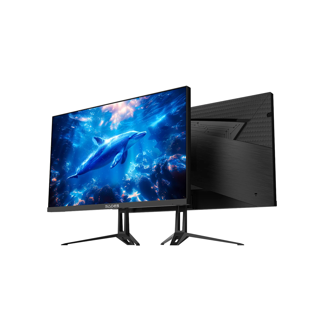 Sades RT-Dolphin (SA-F03F27) 27-inch Black Gaming Monitor, FHD 1920x1080, IPS Flat Display, 240Hz Refresh Rate, 1ms MPRT Response Time, HDMI 2.1, Adaptive Sync, HDR, Anti-Blue Light Eye Care | SA-F03F27