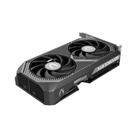 ZOTAC RTX 5060 Ti Twin Edge OC graphics card featuring dual-fan cooling, 8GB GDDR7 memory, DLSS 3, and Ray Tracing support.
