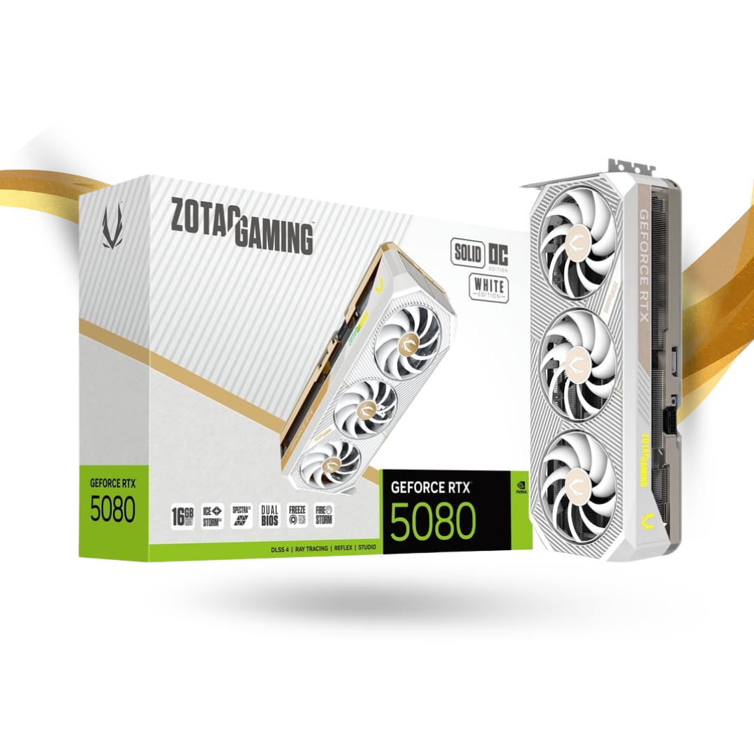 ZOTAC GAMING GeForce RTX 5080 16GB SOLID OC White Edition