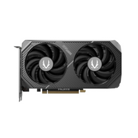 ZOTAC RTX 5060 Ti Twin Edge OC graphics card featuring dual-fan cooling, 8GB GDDR7 memory, DLSS 3, and Ray Tracing support.