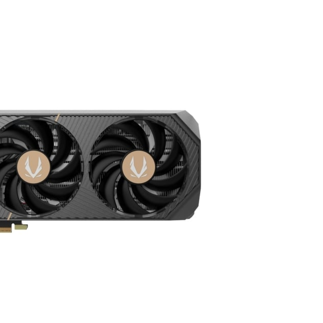 ZOTAC RTX 5070 Ti SOLID SFF OC graphics card featuring 16GB GDDR7, dual-fan low-profile cooling, DLSS 3, and ray tracing for compact gaming builds.