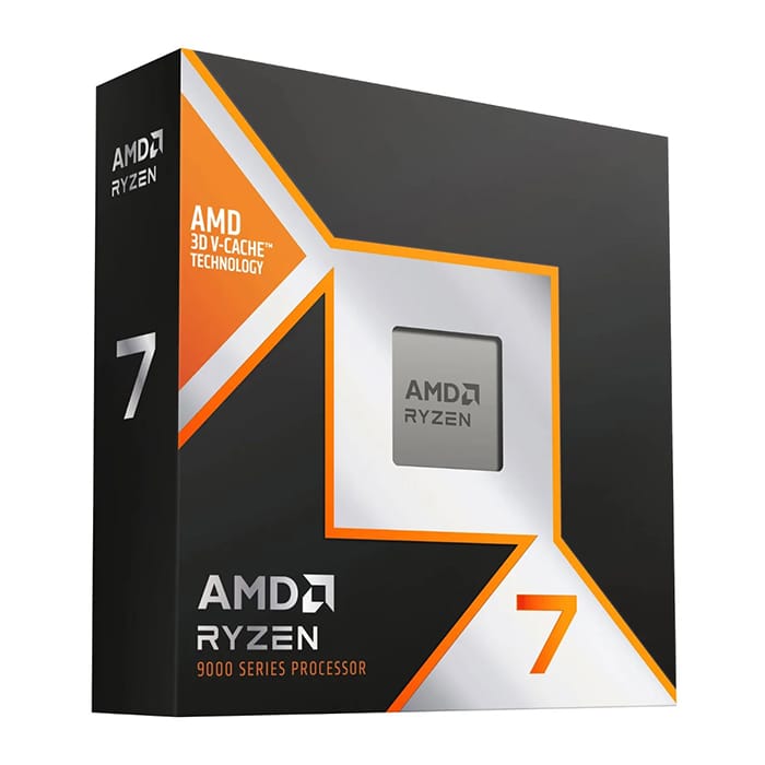 AMD Ryzen 7 9800X3D AM5 Desktop Processor, 8 Cores & 16 Threads, Up to 5.2 GHz Max Boost Clock, Integrated AMD Radeon Graphics, 192GB Max Memory, Dual Channel, 96MB L3 Cache | 100-100001084WOF