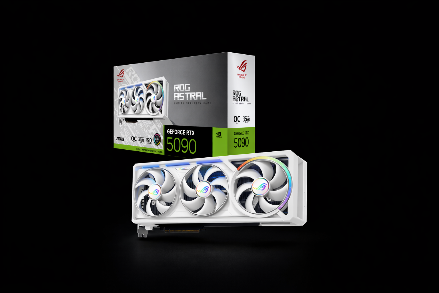 ASUS ROG Astral GeForce RTX 5090 32GB GDDR7 WHITE OC Edition