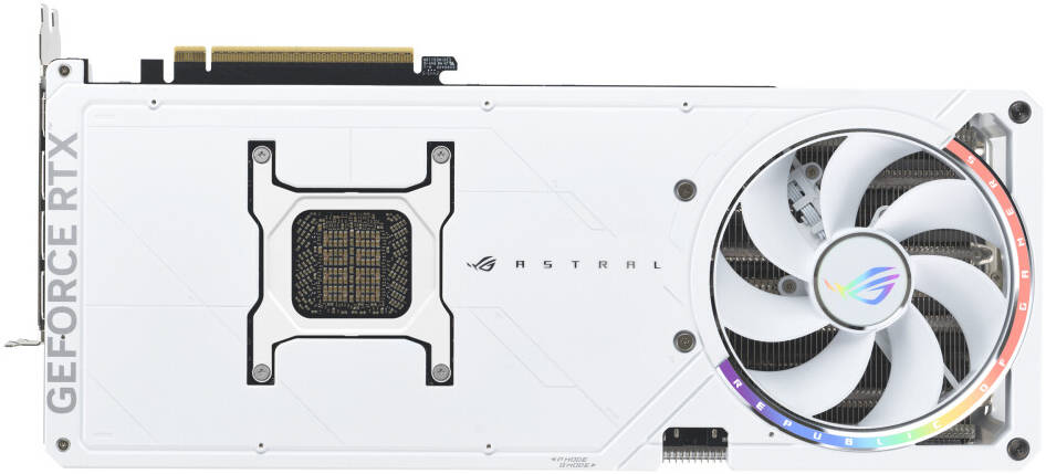 ASUS ROG Astral GeForce RTX 5090 32GB GDDR7 WHITE OC Edition Graphics Card, 32GB GDDR7 512-Bit Memory, 2580MHz Boost Clock, 28 Gbps Memory Speed, 21760 CUDA Cores, White | 90YV0LWA-M0NA00