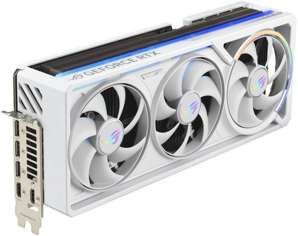 ASUS ROG Astral GeForce RTX 5090 32GB GDDR7 WHITE OC Edition Graphics Card, 32GB GDDR7 512-Bit Memory, 2580MHz Boost Clock, 28 Gbps Memory Speed, 21760 CUDA Cores, White | 90YV0LWA-M0NA00