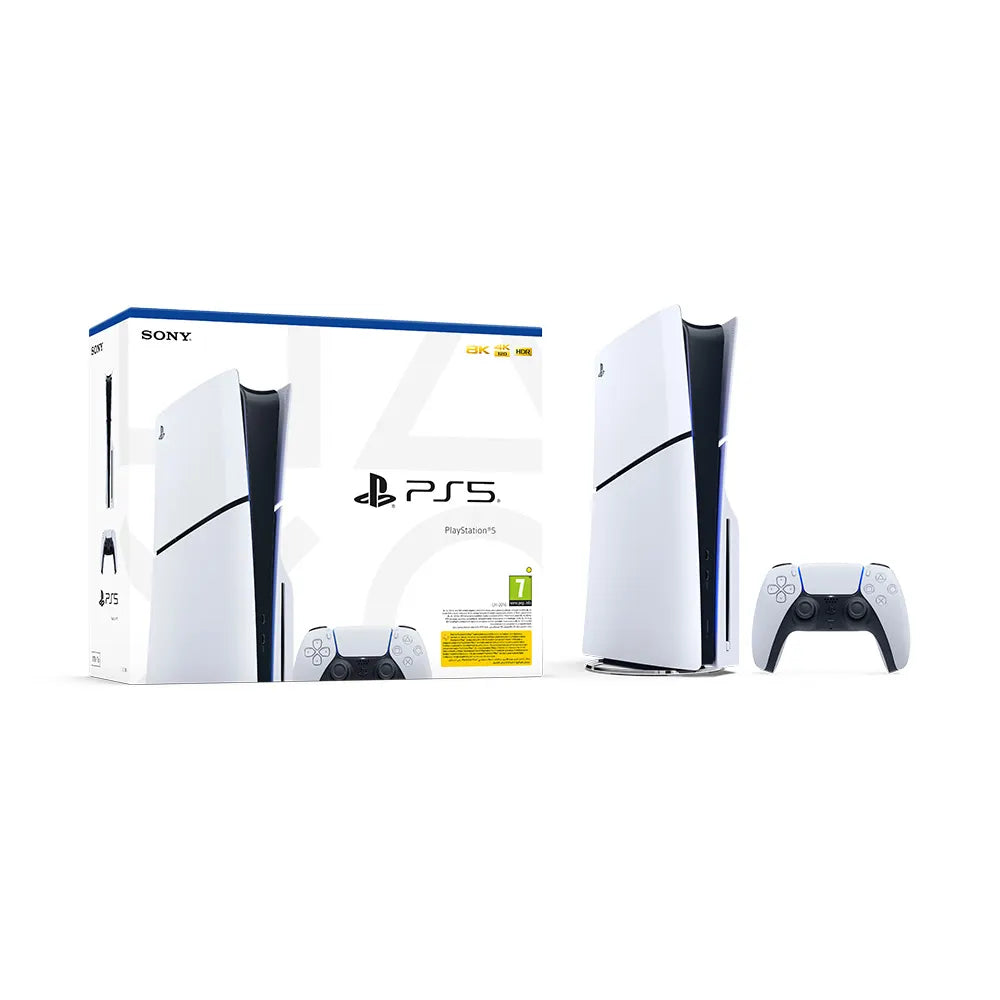 Sony PlayStation 5 Slim 1TB Disc Edition, Jumbo Version, 4K Gaming, Ray Tracing, DualSense Controller, 1 Year Warranty | PS5 Slim UAE