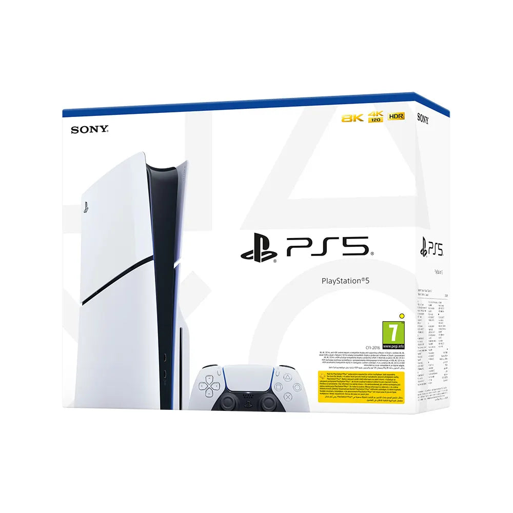 Sony PlayStation 5 Slim 1TB Disc Edition, Jumbo Version, 4K Gaming, Ray Tracing, DualSense Controller, 1 Year Warranty | PS5 Slim UAE
